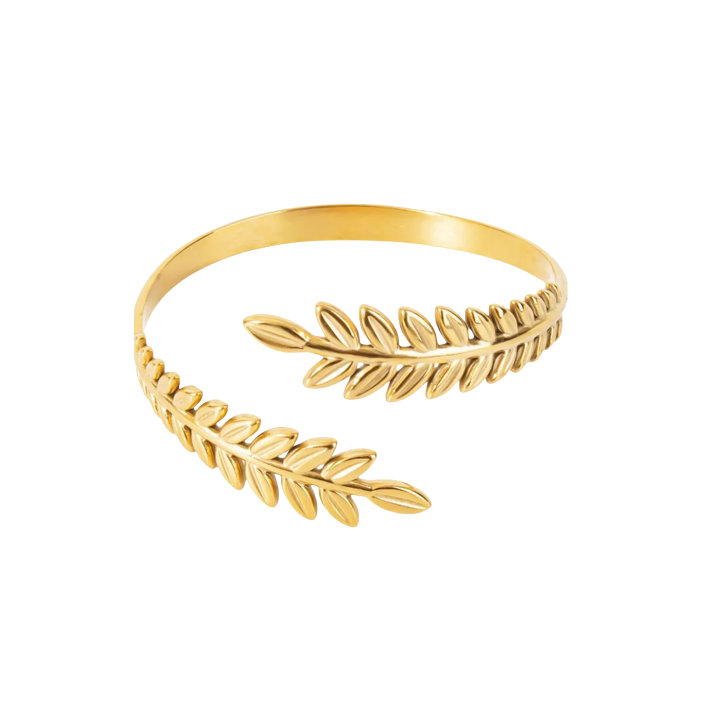 Olive Leaf Bangle Cuff