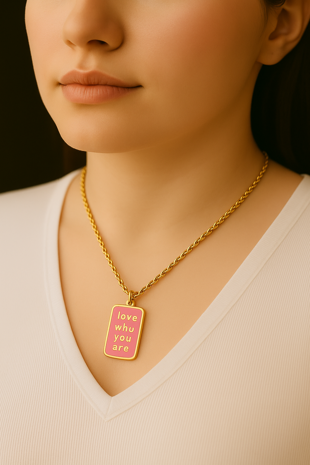 Love Who You Are Statement Necklace