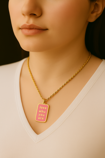 Love Who You Are Statement Necklace