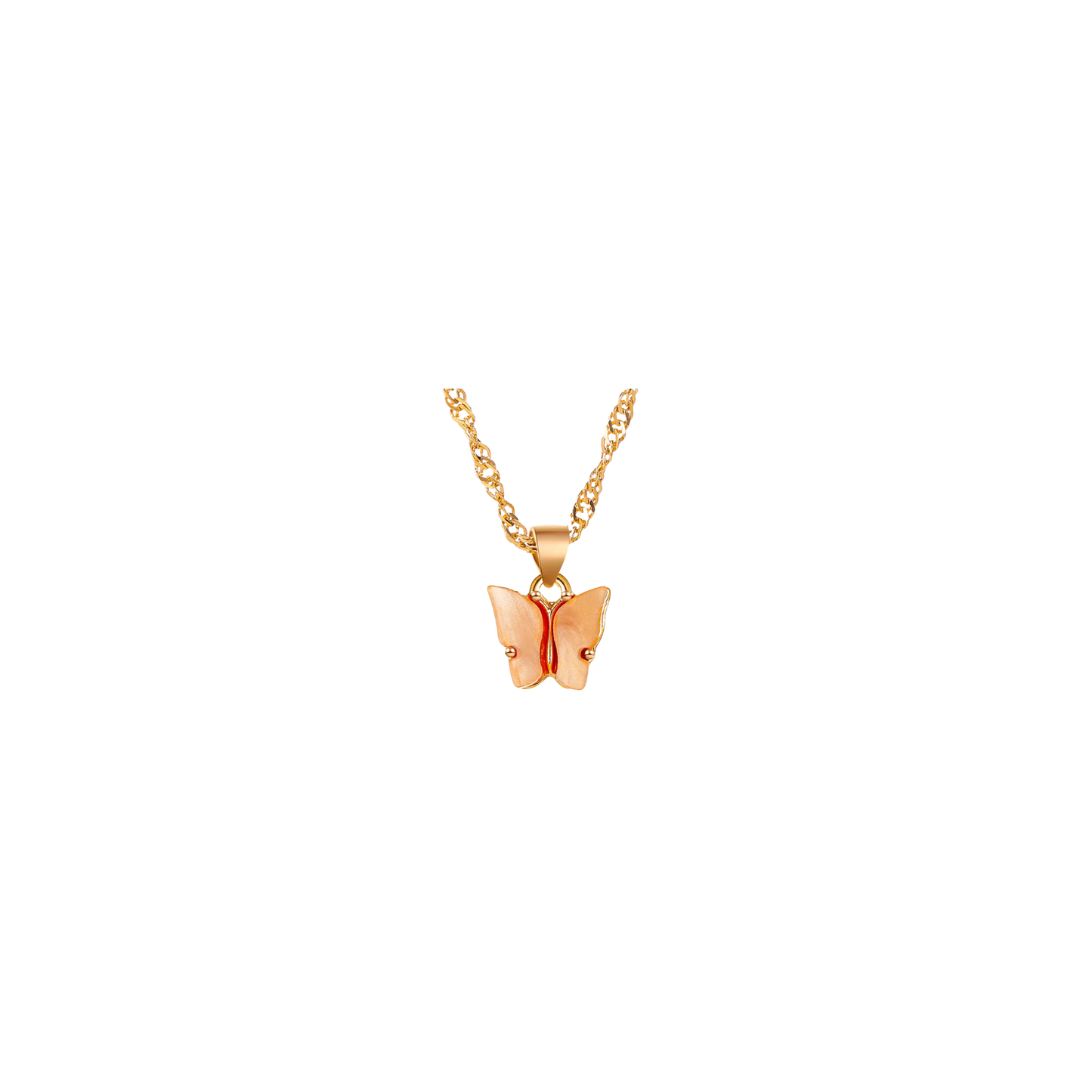 Pearl Butterfly Necklace