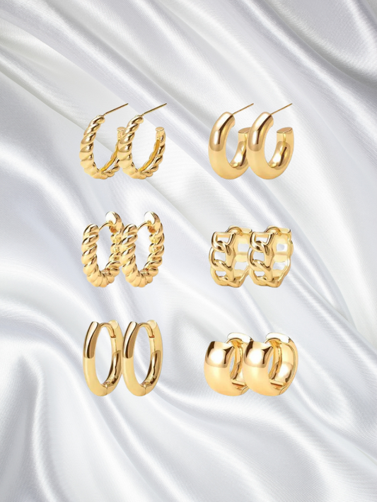 Gold Hoop Earrings