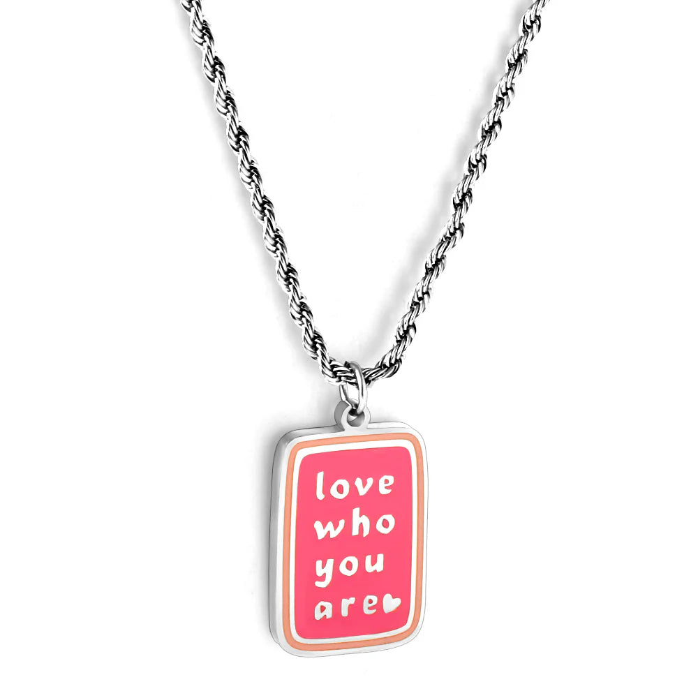 Love Who You Are Statement Necklace
