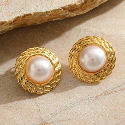 Pearl Crest Earrings