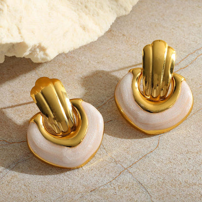 Coastal Scallop Earrings