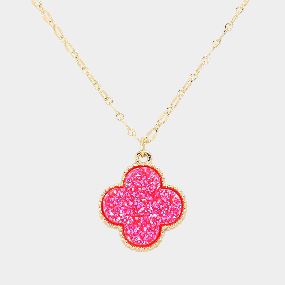 Druzy Dream Drop Necklace