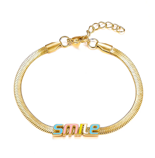 Smile for a Brighter Smile Bracelet