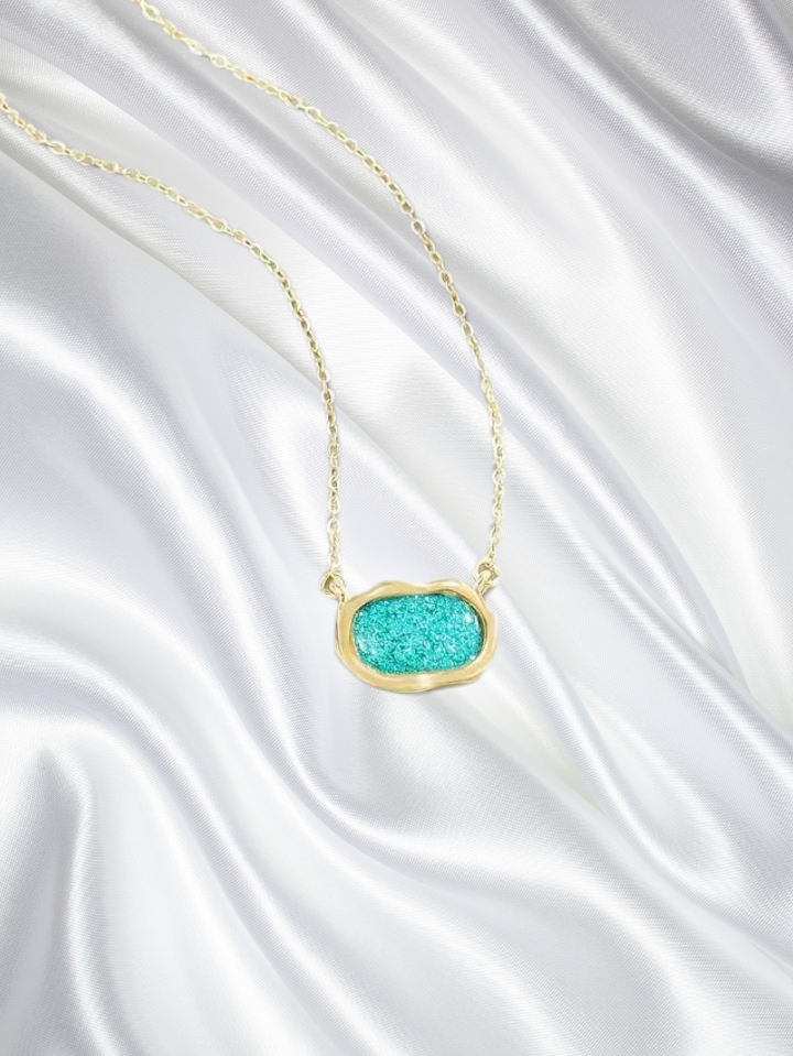 Druzy Drop Necklace