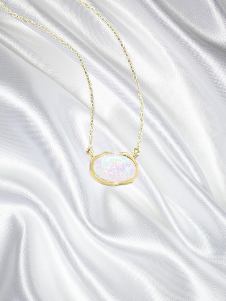 Druzy Drop Necklace