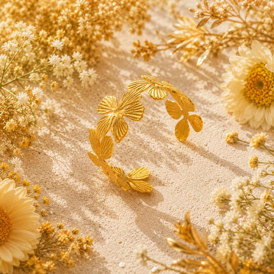 Petal Cuff Bangle