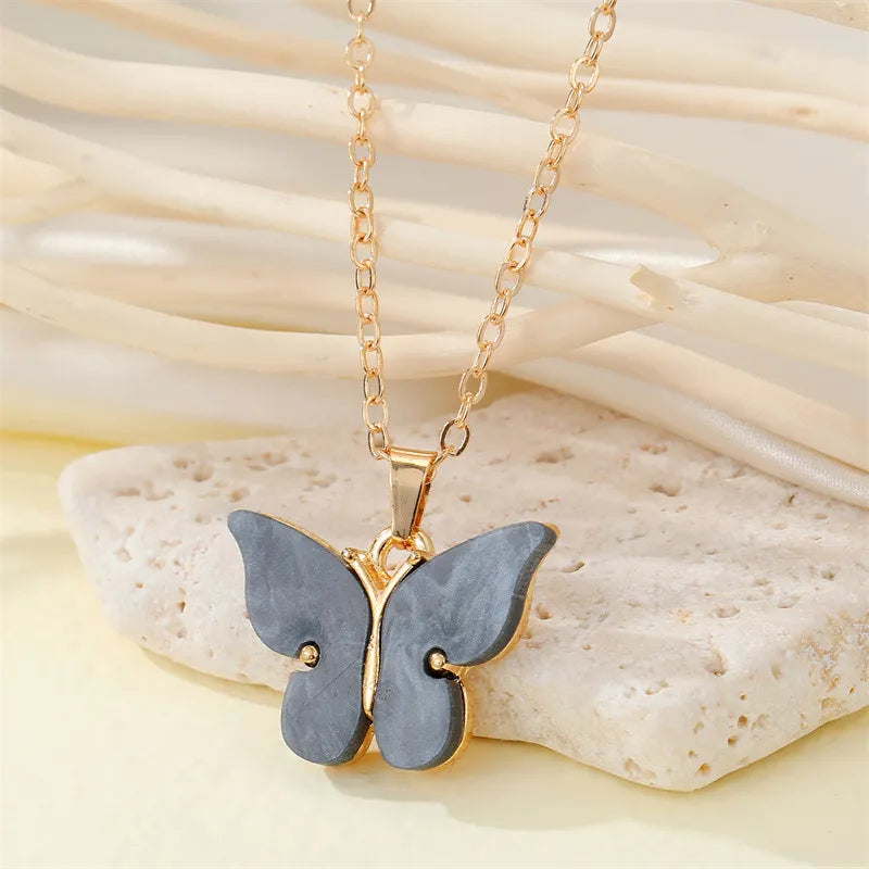 Pearl Butterfly Necklace