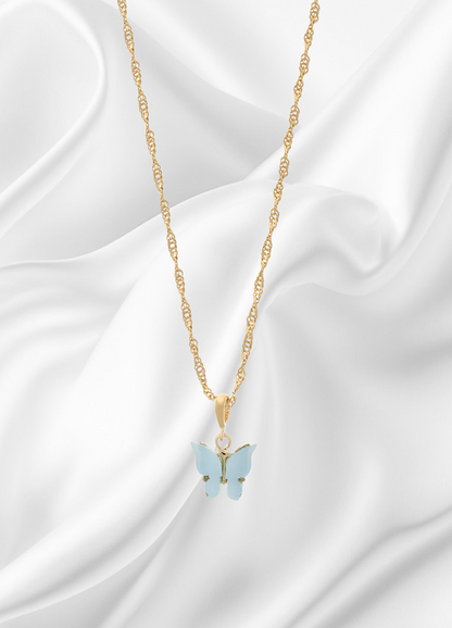 Pearl Butterfly Necklace