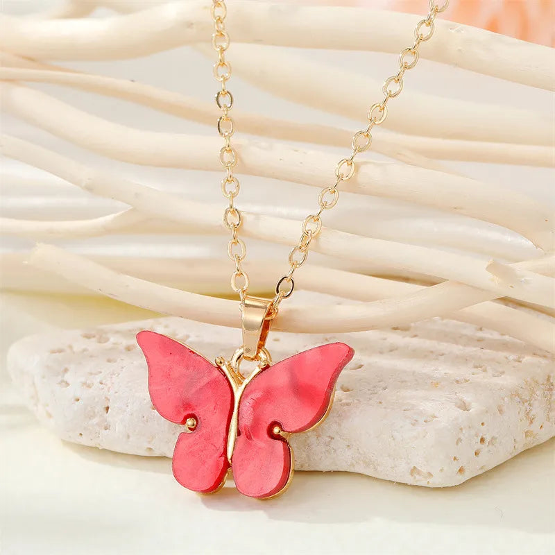 Pearl Butterfly Necklace