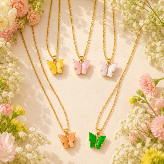 Pearl Butterfly Necklace